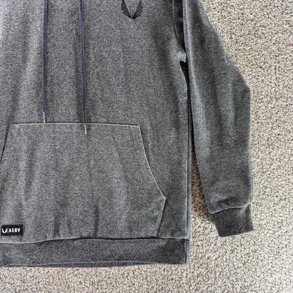 ASVR Hoodie Mens Large Heather Gray Pullover Sweatshirt Aesthetic Revolution - Picture 5 of 13